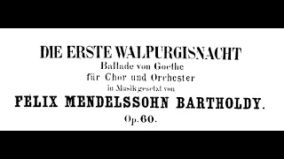 F. Mendelssohn Bartholdy - Die Erste Walpurgisnacht (Score)