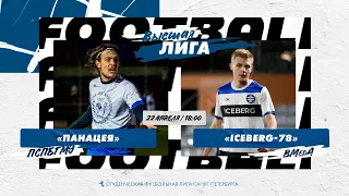 22 апреля 18:00 Панацея (ПСПбГМУ) - Iceberg-78 (ВМедА)