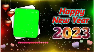 Happy new year 2023 green screen video | New year 2023 green screen | New green video