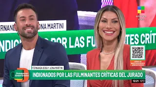 Fernanda Sosa y Jona Martini: el jurado los defenestró por su baile