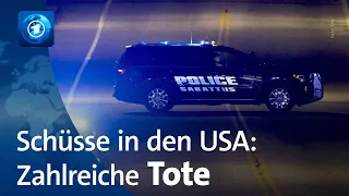 Viele Tote bei Schusswaffenangriff in den USA