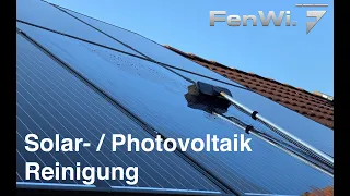 FenWi Wasserteleskopstange zur Reinigung von Wintergarten, Terrasse, Solaranlage und Photovoltaik