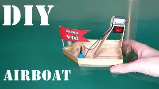 Popsicle Stick Motor Boat