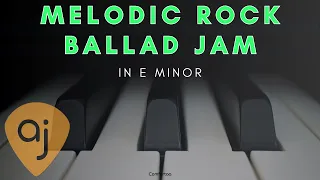 Melodic Rock Ballad Jam Track For Piano / Synth Play Along #alphajams