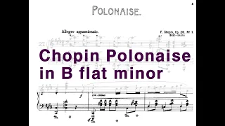 Chopin Polonaise in B flat minor   l 쇼팽 폴로네이즈 in B flat minor l Arthur Rubinstein