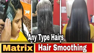 Matrix Hair Smoothing | Hair Smoothing Treatment | Red & Blue Salon.