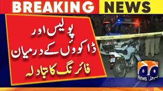 Breaking News - Karachi - Korangi - Exchange of fire between police and robbers - Latest Updates