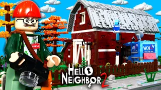 BUILDING LEGO CITY from HELLO NEIGHBOR 2 - Barn #3 / LEGO MOC
