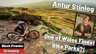 Antur Stiniog Downhill Bike Park | Black trails and Red Jump Line! MTB Wales