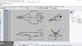 Rhino 6 - Making 2D Drawings from 3D Model