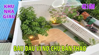 Đau đầu vì ôm quá nhiều nhà chủ cần bán nhanh nhà đẹp 4 lầu khu đồng bộ thiết kế tuyệt đẹp