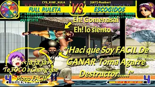 KOF 2002-KULA DESAFÍA A LA Mejor Athena MÉXICO en RULETA👉¡CUIDADO COMBAZOS INFINITOS Whip,May Lee🤜🤪!