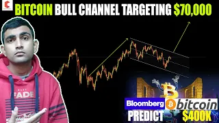 BICTOIN bull channel targeting $70,000, Bloomberg predict BITCOIN $400k by 2021 end