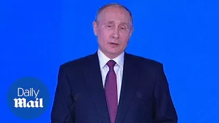 Putin: New nuclear missile is 'a powerful mighty weapon' - Daily Mail