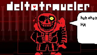 Underfell Sans Boss Fight *GENOCIDE* | Deltatraveler [ DELTARUNE/UNDERTALE FAN GAME ]