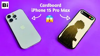 DIY iPhone 15 Pro Max from Cardboard😱