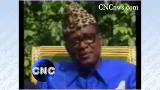 Mobutu parle de l'ingratitude de politiciens Congolais pendant la CNS
