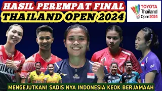 Mudik Rame2 - Hasil Semua Sektor Perempat Final Badminton Toyota Thailand Open 2024 Hari Ini