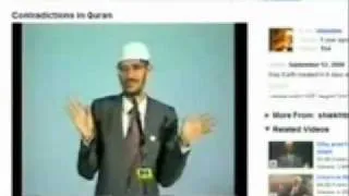 Zakir Naik - Quantradictions in the Quran (Sura 41 9-12)