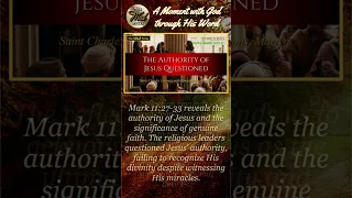 The Authority of Jesus Questioned - June 3, 2023 #Shorts