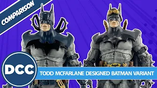 McFarlane Toys DC Multiverse McFarlane Designed Batman Variant Comparison