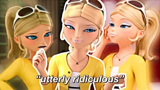 Chloe Bourgeois being the most ICONIC character In Miraculous