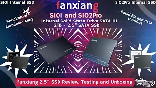 LIVE - Fanxiang 2.5" SATA Internal Solid State Drives - Review and Tutorial