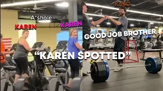 Karen Spotted in THE GYM!