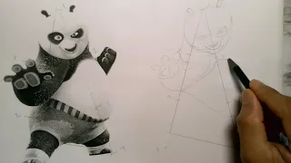 Simple Drawing Kung-fu Panda