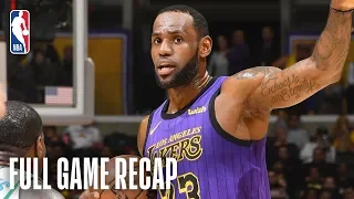 HORNETS vs LAKERS | Los Angeles Knocks Down 18 Three-Pointers | March 29, 2019