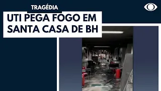 Santa Casa de BH pega fogo e duas pessoas morrem