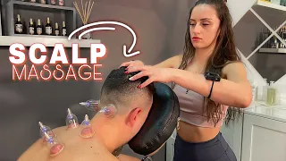 The Best ASMR Scalp Therapy - ASMR Head, Scalp and Neck Massage