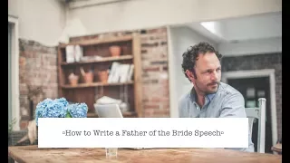 How to Write a Father of the Bride Speech
