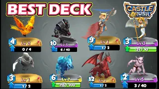 Castle Crush Best Deck 🔥🔥  GamePlay  🔥🔥 LVL 10 | Castle 9 RGame