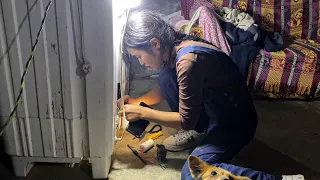 💡 Genius Girl Quickly Repaired A Washing Machine For Old Villager in Dark