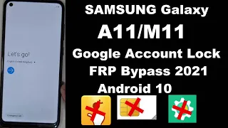 SAMSUNG A11 FRP Bypass Android 10 NO INSTALL Play Services Hidden Settings apk 2021 Update