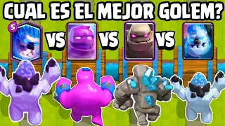 WHICH IS THE BEST GOLEM? | GOLEMS OLYMPICS| NEW SUPER MENU | clash royale