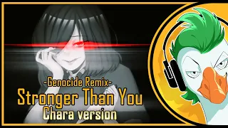 [RUS COVER] Stronger Than You -Genocide Remix- [Chara version] (На русском)