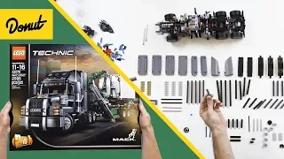 LEGO Technic Semi-Truck Build | Built To Scale