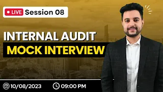 Live Session on Internal Audit Mock Interview" Interview by CA Nikhil Dhingra