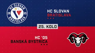 25.kolo HC Slovan Bratislava - HC 05 Banská Bystrica HIGHLIGHTS