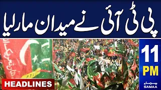 Samaa News Headlines 11PM | PTI WIN | 9 September 2023 | SAMAA TV