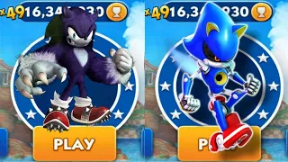 Sonic Dash - Werehog VS Metal Sonic _ Sonic vs All Bosses Zazz Eggman