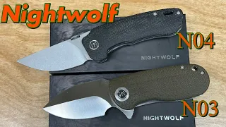 Nightwolf N03 & N04 knives … under $29