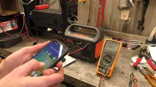Diesel Heater Running from Portable Power Station