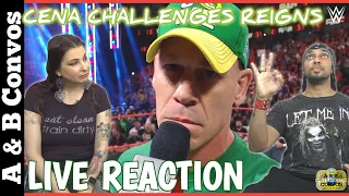 John Cena Issues A Challenge to Roman Reigns - LIVE REACTION | Monday Night Raw 7/19/21