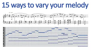 15 ways to vary your melody