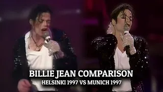 Michael Jackson | Billie Jean Live In Helsinki 1997 VS Munich 1997