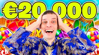 THE Best €20 000 BONUS OPENING Only WITH Huge WINS!