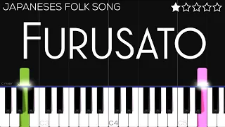 Furusato (Japanese Folk Song) | EASY Piano Tutorial